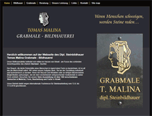 Tablet Screenshot of grabmale-malina.ch